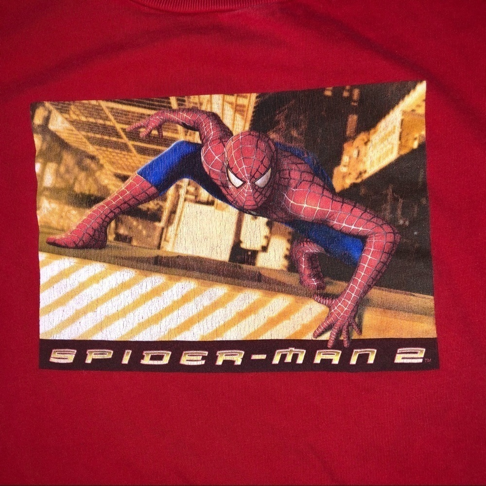 2004 Spiderman 2 Movie Promo Tshirt View 4